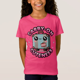 T-Shirt CHARME À EMPORTER – Design de valise Kawaii