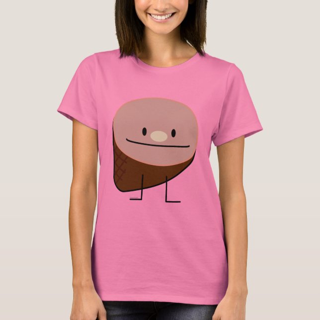T-shirt Charme de vacances protéines miel de porc fumé cui (Devant)