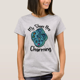T-shirt Charming Chaussures Collectible Cartoon Art amusan