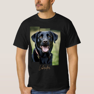 T-shirt Charming Labrador Retriever Portrait - Triptych Ar