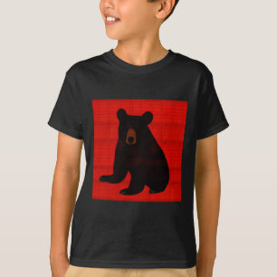 T-shirt Charming Story Book Black Bear Cub