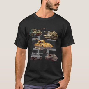 T-shirt Chars allemands 2ÈME GUERRE MONDIALE V Panther Jag