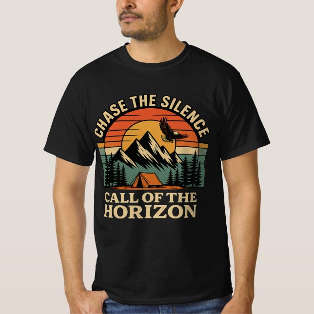 T-shirt Chase the Silence - Call of the Horizon Adventure  (Devant)