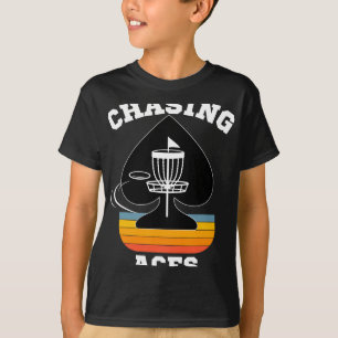 T-shirt Chasing Aces Disque Golf Cible Vêtements Sportifs