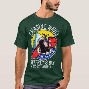T-shirt Chasing Waves Jeffreys Bay Afrique du Sud Surf