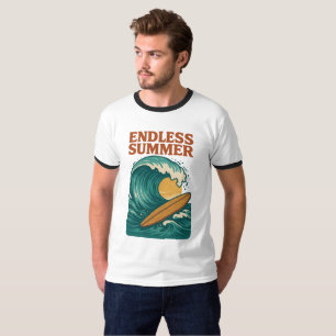 T-shirt Chasing Waves : Le rêve d'été sans fin