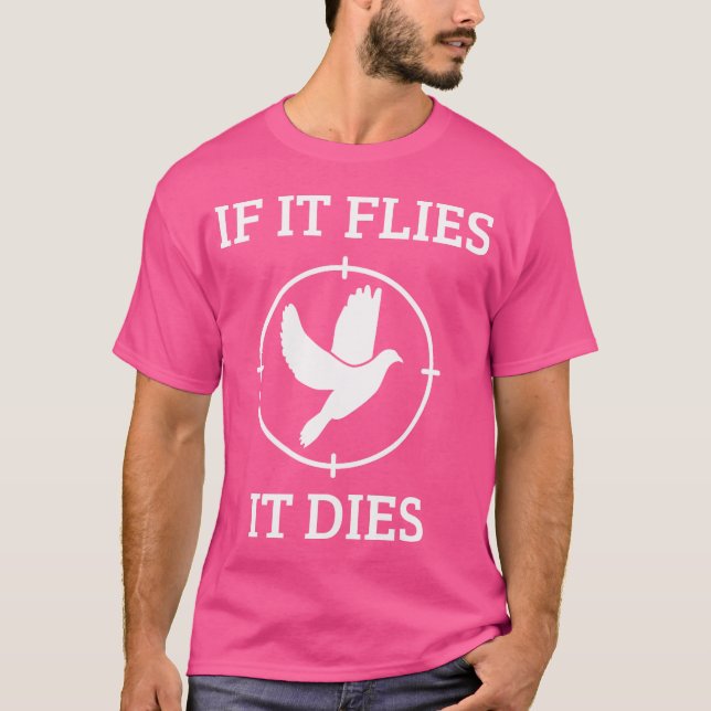 T-shirt Chasse à la colombe (Devant)