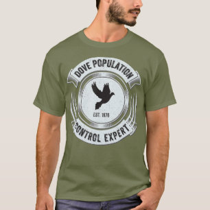 T-shirt Chasse à la colombe amusant en altitude chasseur