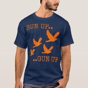 T-shirt Chasse à la colombe Orange CamoSun Gun