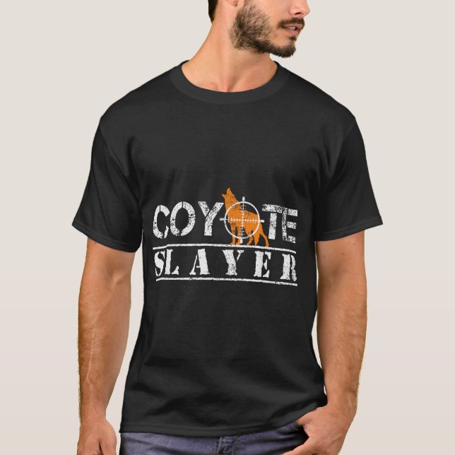 T-shirt Chasse à la couche de coyote (Devant)