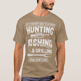 T-shirt Chasse à la pêche amusante