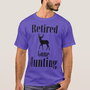 T-shirt Chasse À La Retraite Deer Retraite Chasseur Drôle