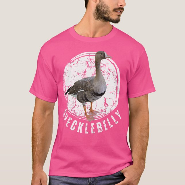 T-shirt Chasse à l'oie de la belette de Spectre front blan (Devant)