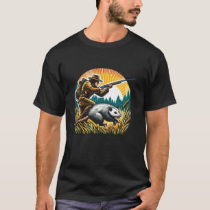 T-shirt Chasse à l'Opossum Chasse à l'animal Chasse à la l