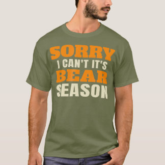 T-shirt Chasse à l'ours amusante