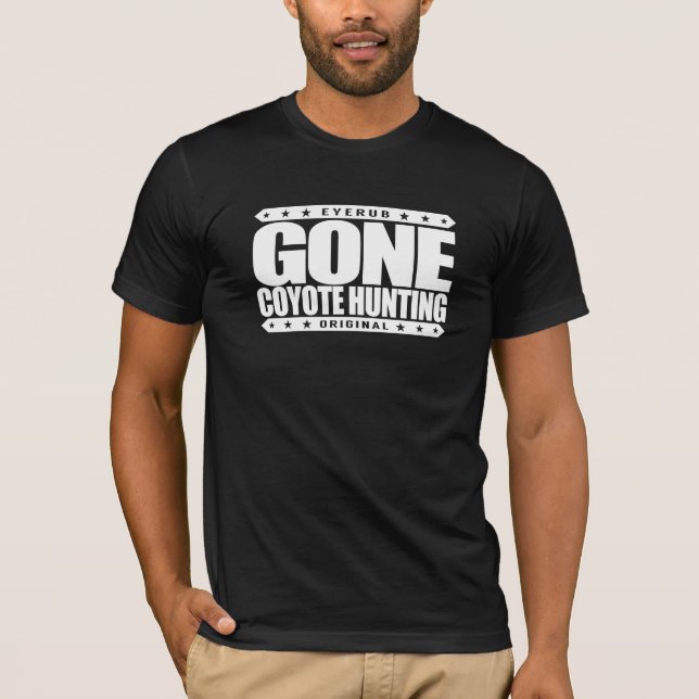T-shirt CHASSE ALLÉE de COYOTE - je suis chasseur (Devant)
