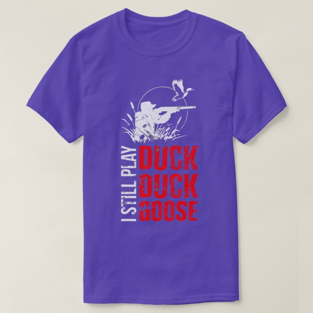 T-shirt Chasse au canard amusante (Design devant)