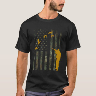 T-shirt Chasse au canard Camo Hommes Chasseur Camouflage C