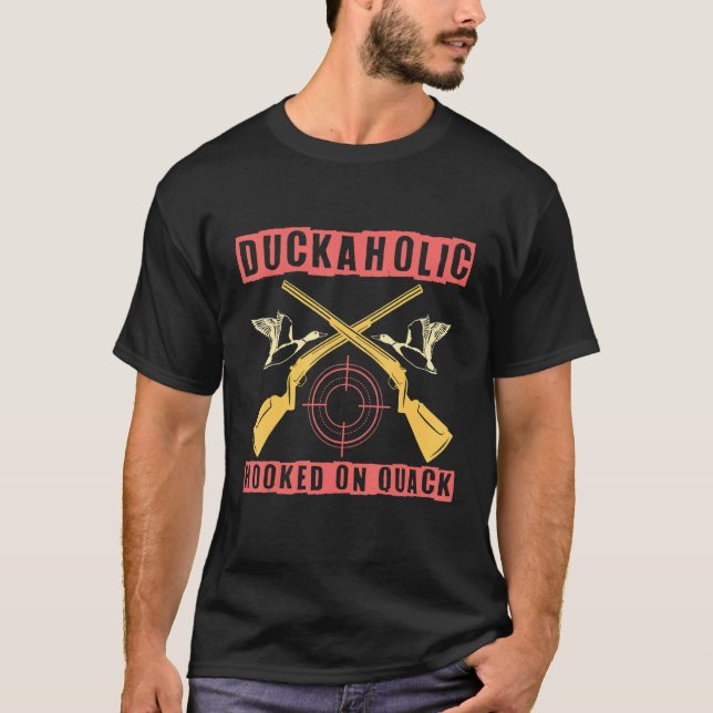 T-shirt Chasse au canard Chasse au canard Chasse aux oisea (Devant)