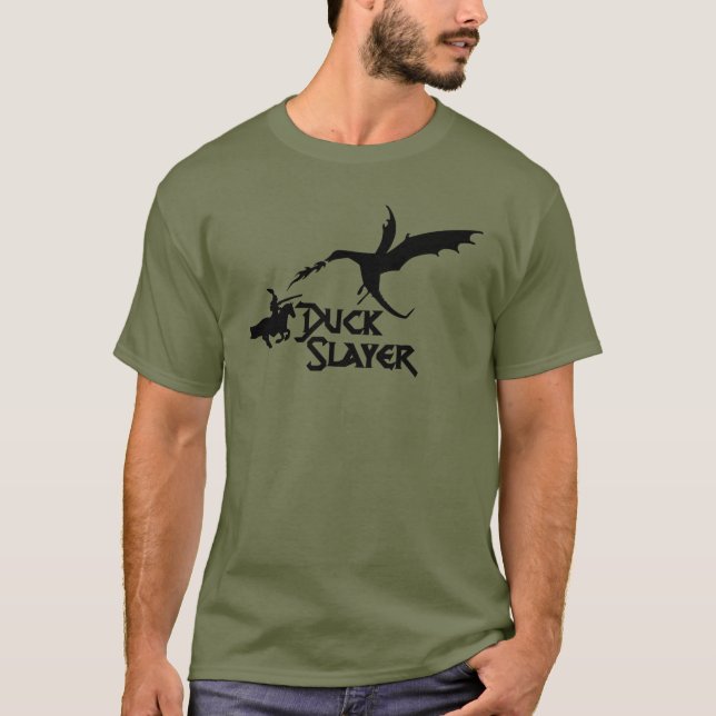 T-shirt Chasse au canard Chasse au canard Chevalier T Chem (Devant)