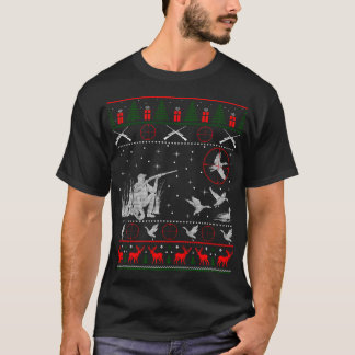 T-shirt Chasse au canard Chasseur cadeau de Noël Vilain No
