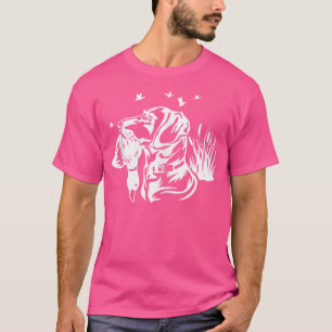 T-shirt Chasse au canard drôle saison Chasse Amoureux des