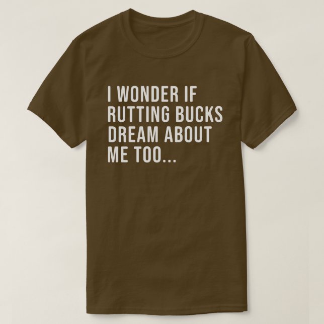 T-shirt Chasse au cerf drôle et hilarant (Design devant)