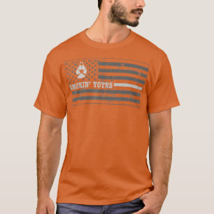 T-shirt Chasse au coyote Smokin Yotes Drapeau américain Yo