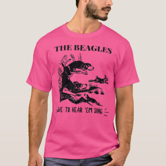 T-shirt Chasse Au LapinLes BeaglesAmour À Entendre Chanter