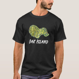 T-shirt Chasse au trésor de l'île de chêne Mystère de l'îl