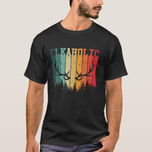 T-shirt Chasse au wapiti Chasseurs d'Elkaholic Chasse Vint