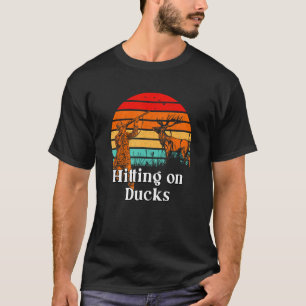 T-shirt Chasse aux canards Chasse aux oiseaux Chasseur Bir