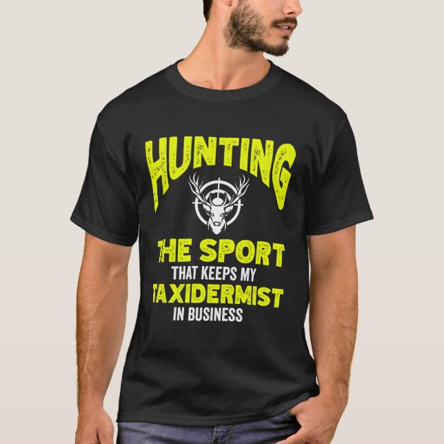 T-shirt Chasse aux cerfs Chasse aux bow Chasse aux animaux (Devant)