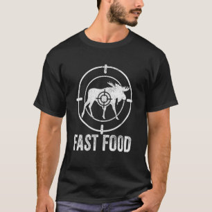 T-shirt Chasse aux cerfs Chasseur Restauration rapide 3