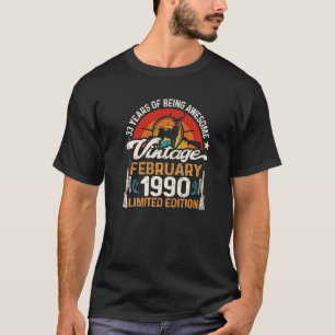 T-shirt Chasse aux cerfs de 33 ans Février 1990 33r