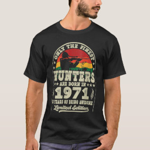 T-shirt Chasse aux cerfs de 52 ans Vintage 1971 52e