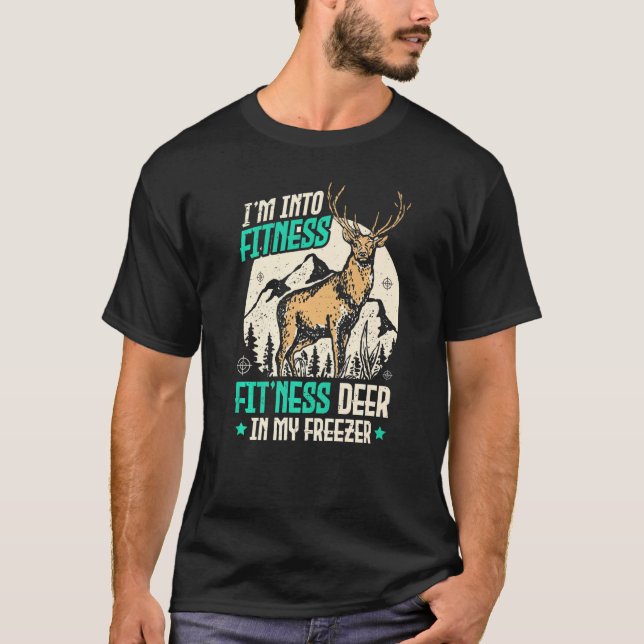 T-shirt Chasse aux cerfs Plaisanterie Je suis dans la cond (Devant)