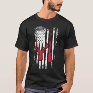 T-shirt Chasse aux cerfs Usa