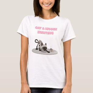 T-shirt Chasse aux chats et aux souris. Cartographier chat