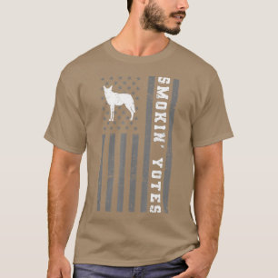 T-shirt Chasse aux coyotes Yotes fumants