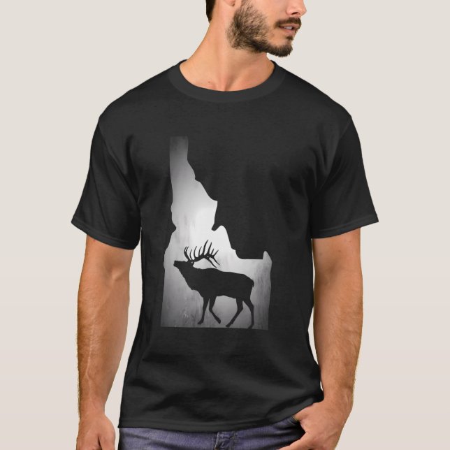T-shirt Chasse aux Elcs Idaho (Devant)