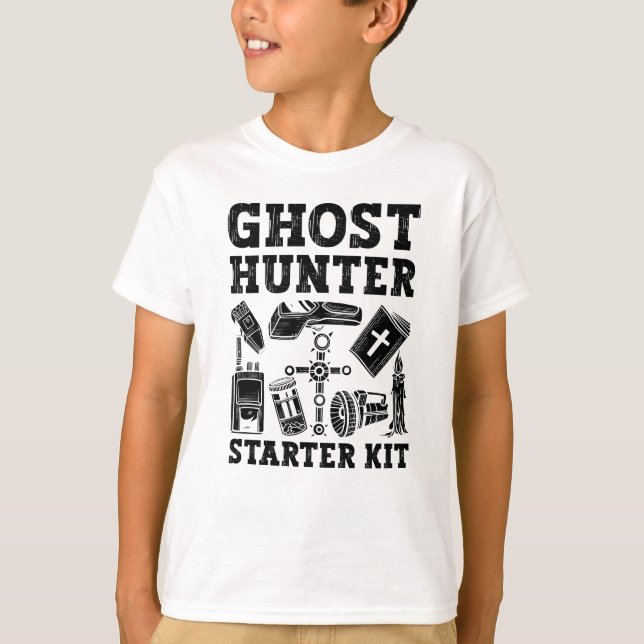 T-shirt Chasse aux fantômes Trousse de démarrage du chasse (Devant)