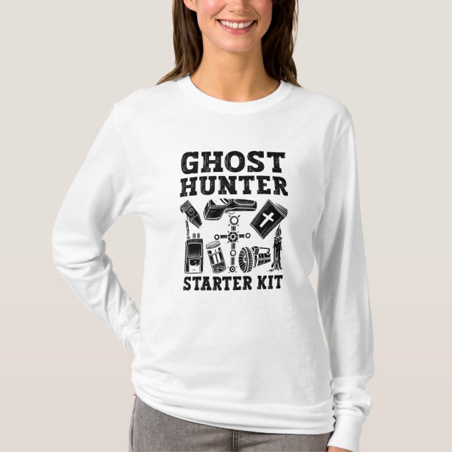 T-shirt Chasse aux fantômes Trousse de démarrage du chasse (Devant)