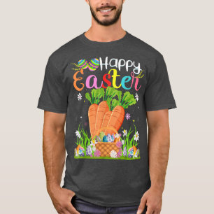 T-shirt Chasse aux oeufs de lapin de carottes Drôle Carott