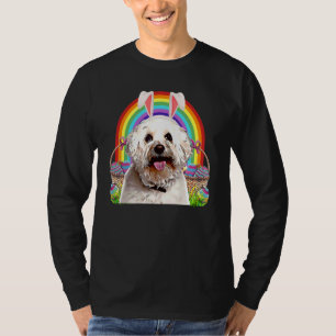 T-shirt Chasse aux oeufs de lapin de Pâques de Bichons Fri