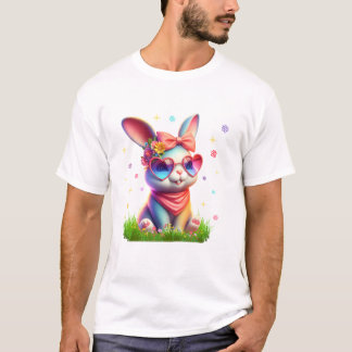 T-shirt Chasse aux oeufs de lapin lapin