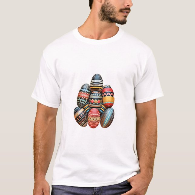 T-shirt Chasse aux oeufs de Pâques (Devant)