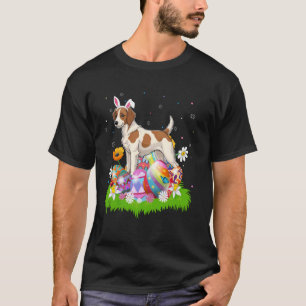 T-shirt Chasse aux œufs de Pâques Chien Épagneul Breton La
