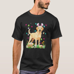 T-shirt Chasse aux œufs de Pâques Chien Retriever du Labra