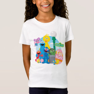 T-Shirt Chasse aux oeufs de Pâques de la rue Sésame